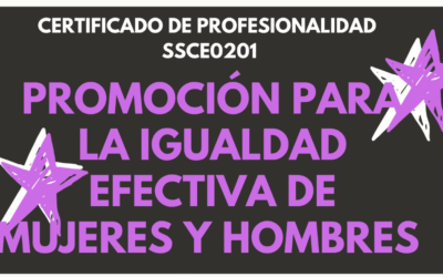 PROMOCIÓN PARA LA IGUALDAD EFECTIVA DE MUJERES Y HOMBRES